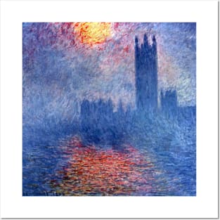 Houses of Parliament by Claude Monet Posters and Art